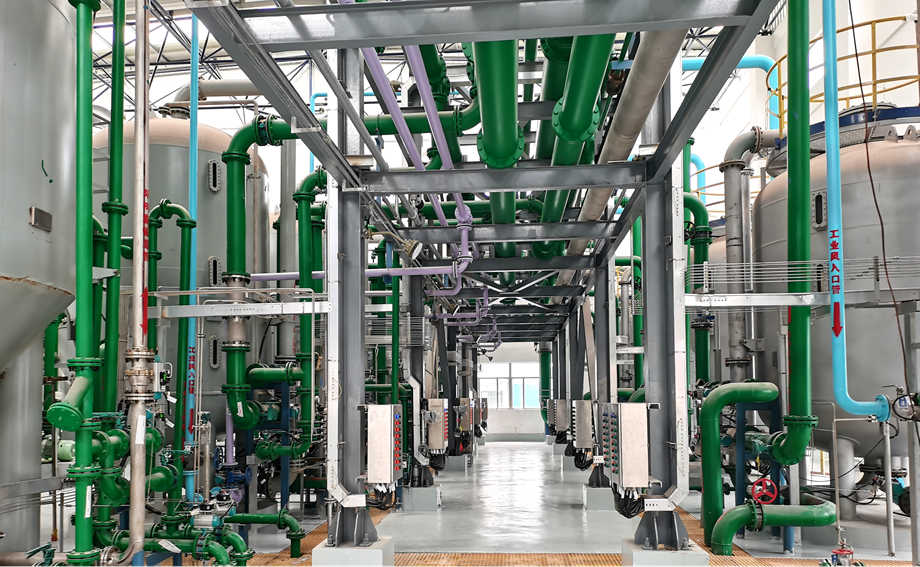 中國石化茂名分公司熱電技改工程項目化學水站設備